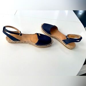 Longchamp Navy Espadrilles